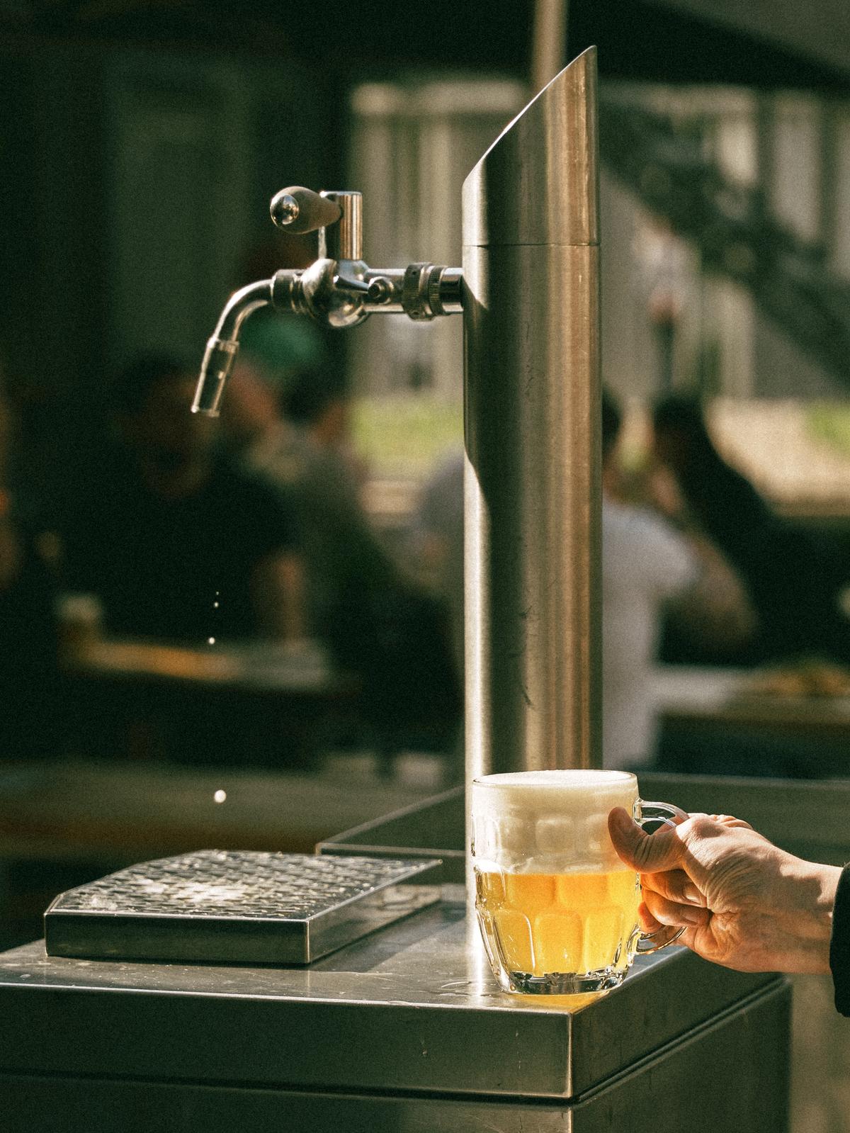 Čerstvě načepované pivo