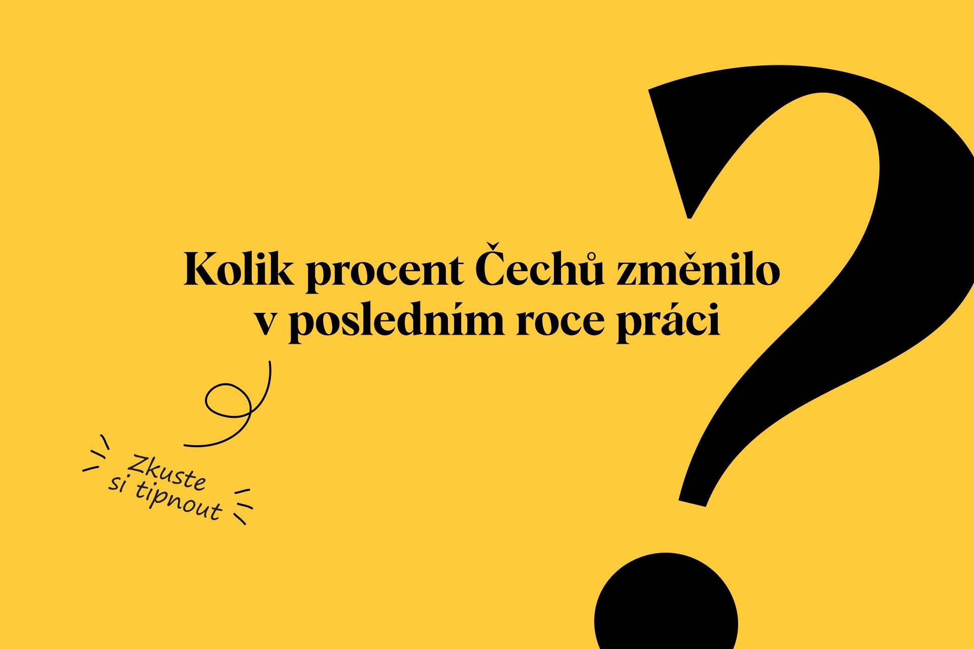 Fluktuace v Česku je nejnižší v historii našeho měření