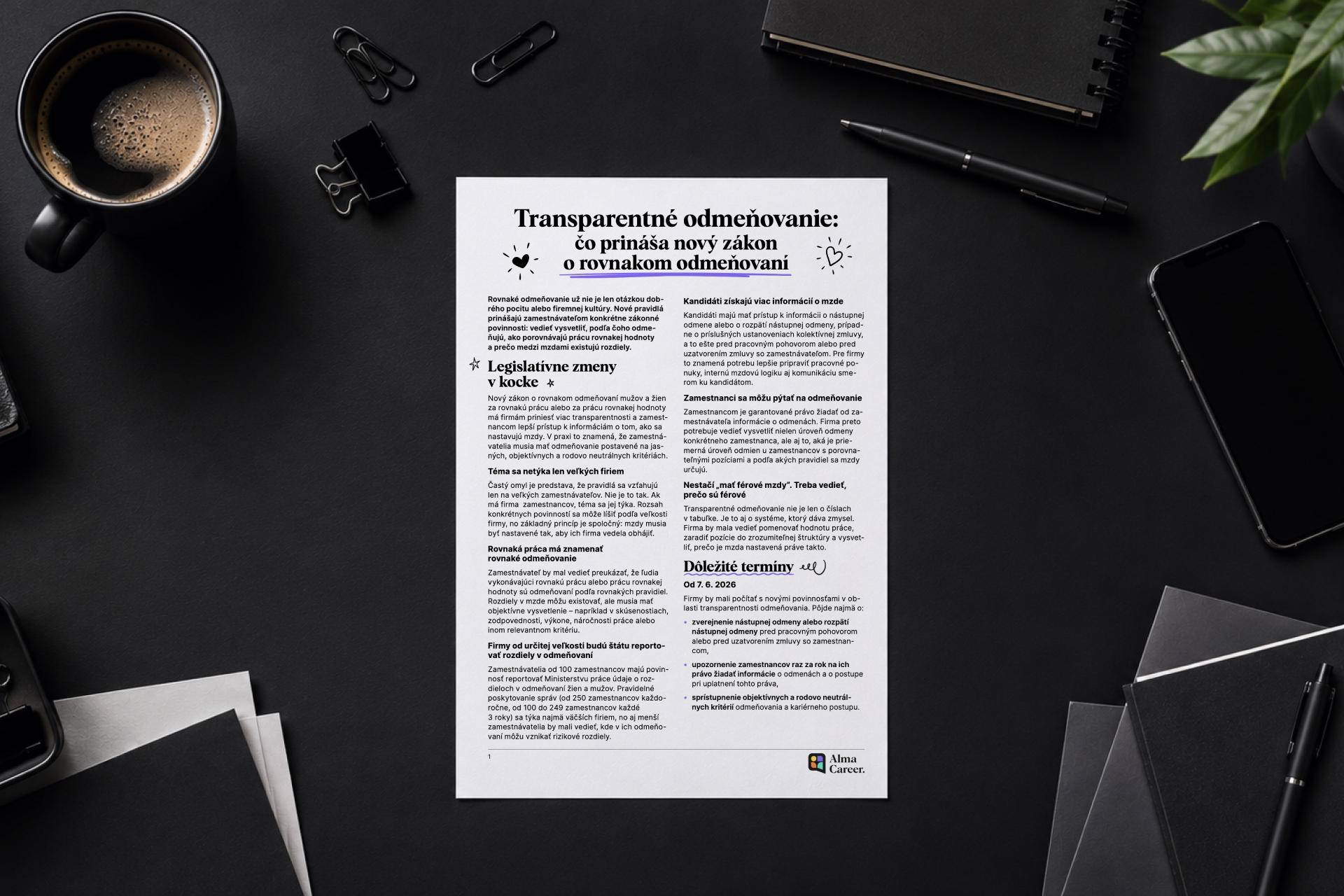 Transparentné odmeňovanie krok za krokom v praktickom PDF
