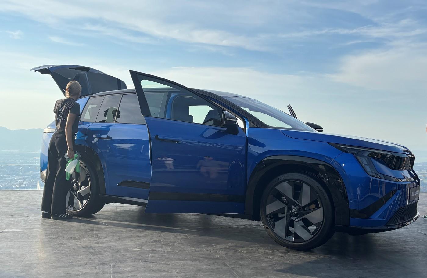  Automobilka Škoda Auto představila svůj dosud největší model, velké elektrické SUV pod názvem Peaq 