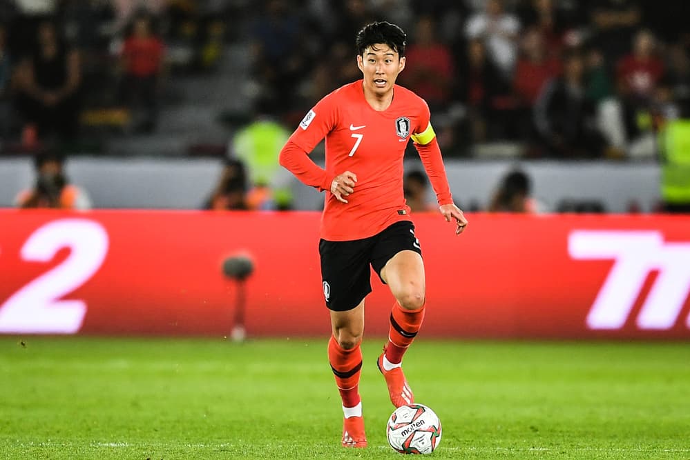 Kapitán korejských fotbalistů Son Hung-min