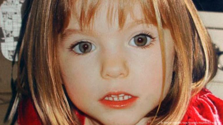 Madeleine McCann v době svého zmizení