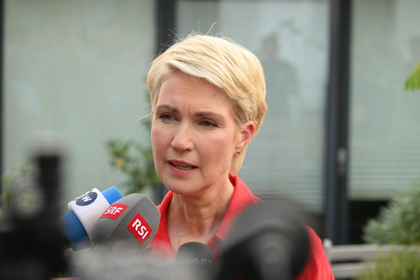 Premiérka německé spolkové země Meklenbursko-Přední Pomořansko a předsedkyně zemské sociální demokracie Manuela Schwesigová