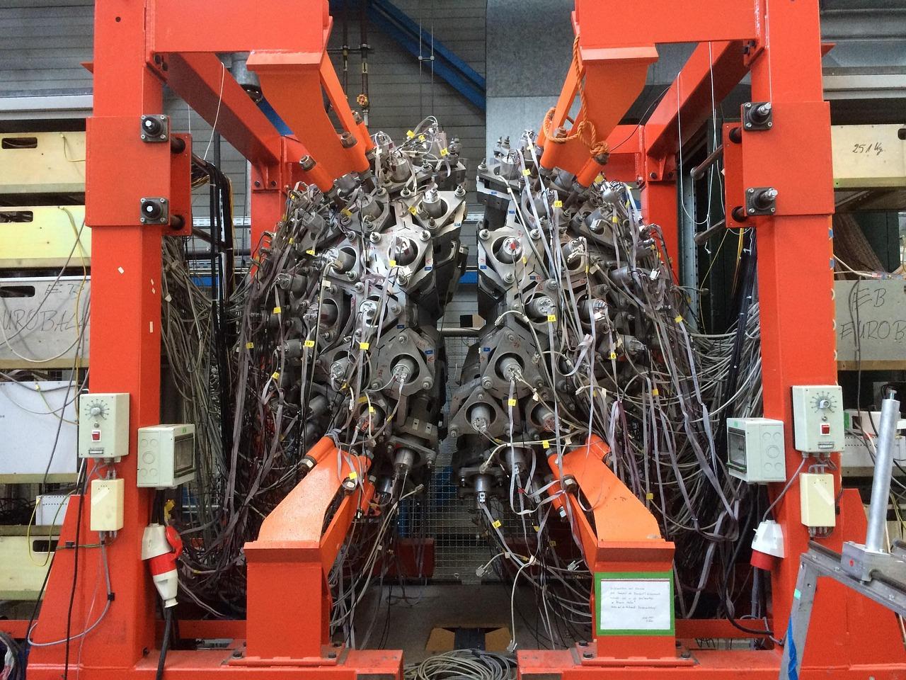 Urychlovač částic ve výzkumném centru v Darmstadtu