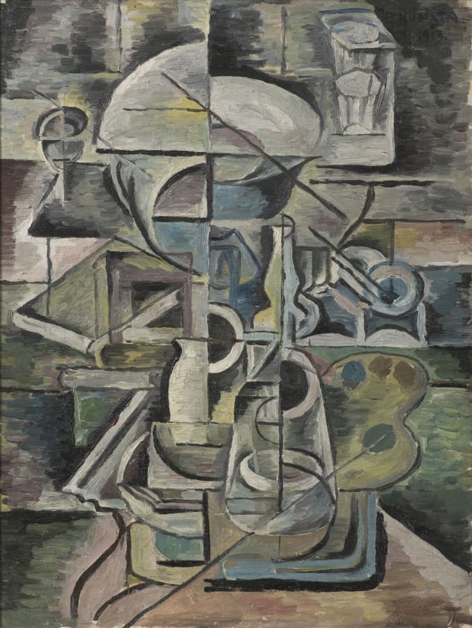 Zátiší malířské - Bohumil Kubišta