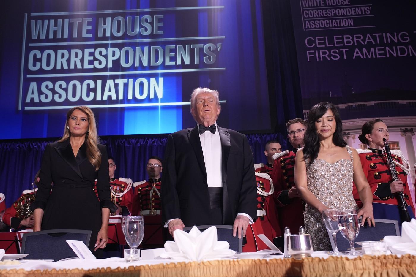 slavnostní večeře v hotelu Washington Hilton, 25. dubna 2026