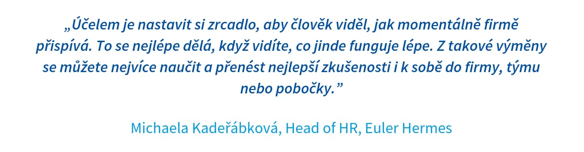 Citace Michaely Kadeřábkové z Euler Hermes