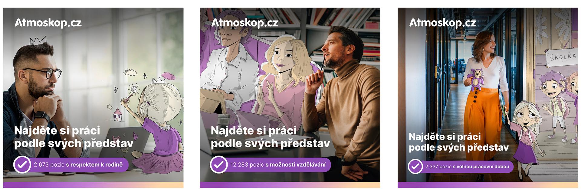 Vizuály kampaně Atmoskop 2022