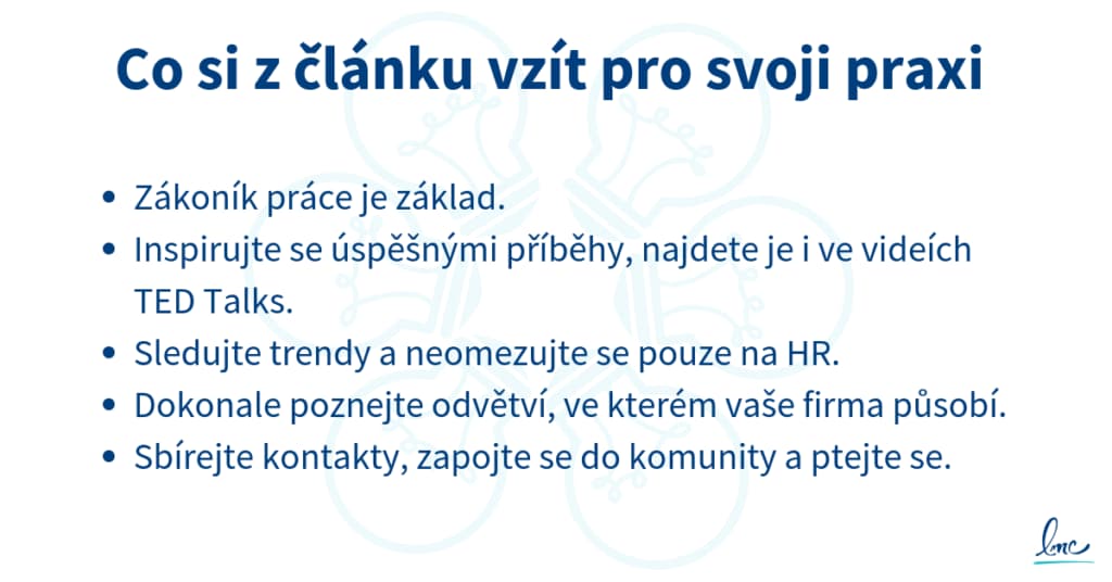 Shrnutí hlavních myšlenek z článku