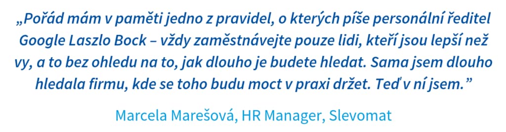 Citace Marcely Marešové