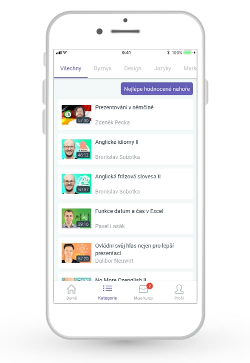 Videokurzy v mobilu