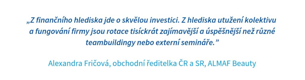 Citace Alexandry Fričové z Almaf Beauty