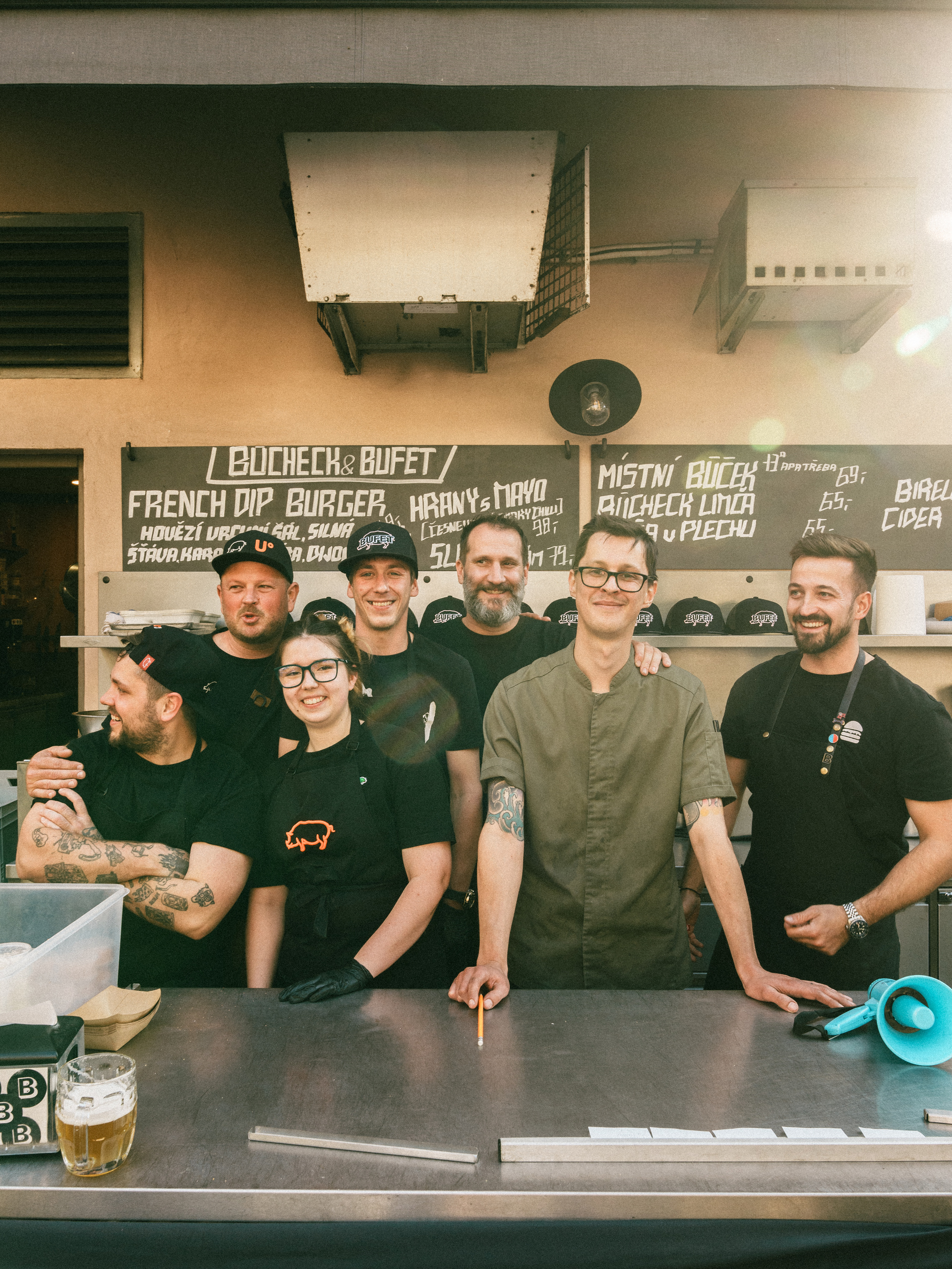 Tým kuchařů Bufet x Bucheck
