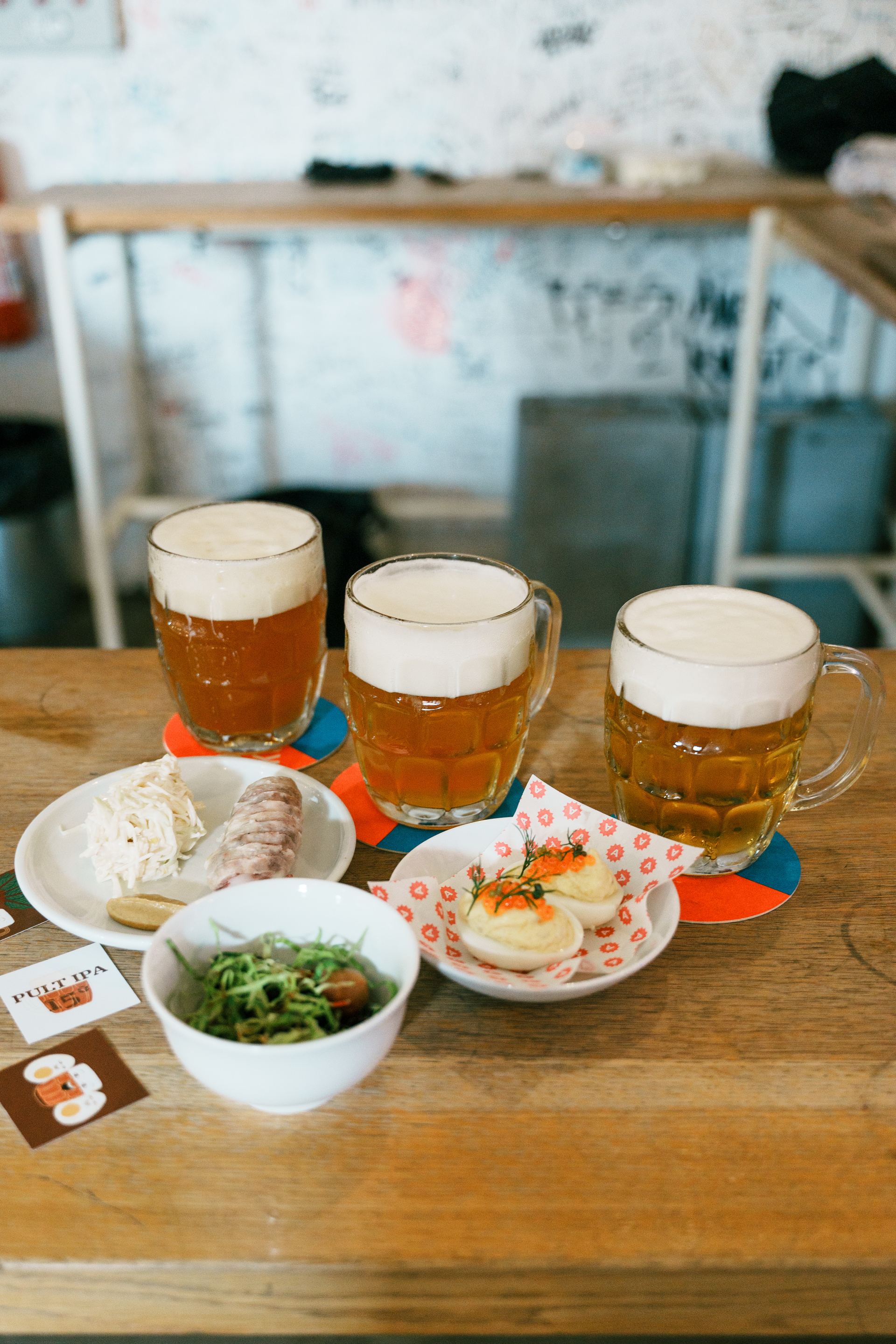 Pivní párování s jídly od kreativních kuchařů Tomáše Valkoviče a Jiřího Horáka u Dvou kohoutů