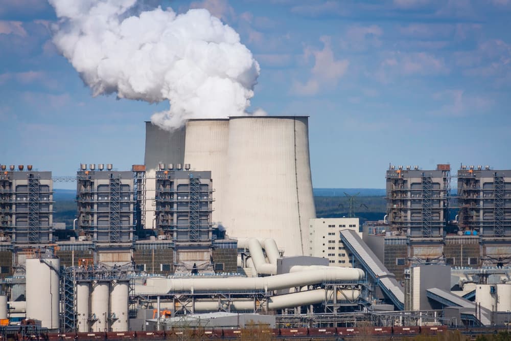 Elektrárna Jänschwalde v Braniborsku
