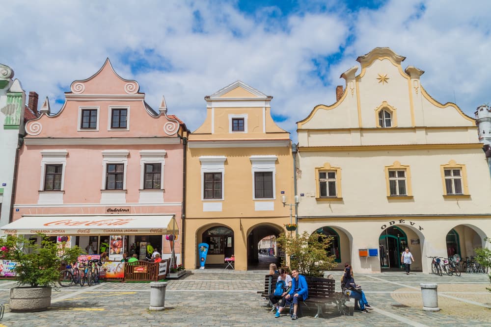 Masarykovo náměstí v Třeboni Masarykovo náměstí v Třeboni