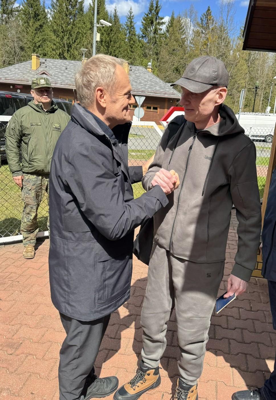 Donald Tusk a Adrej Pačobut