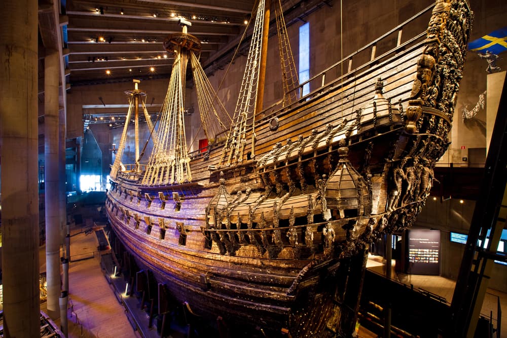 Dnes Vasa představuje nejkrásnější dochovanou loď ze 17. století na světě