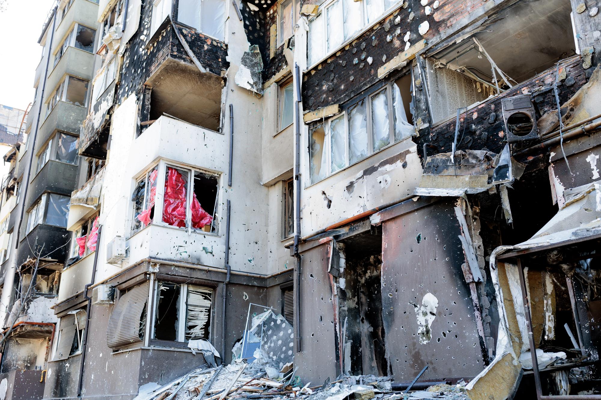 Město Irpiň na Ukrajině, ilustrační foto