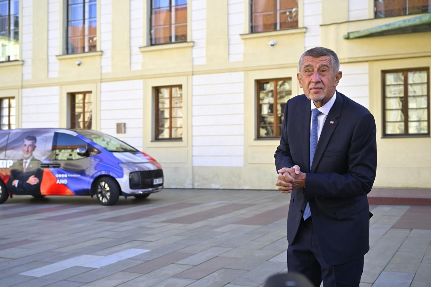 Andrej po jednání s prezidentem Petrem Pavlem