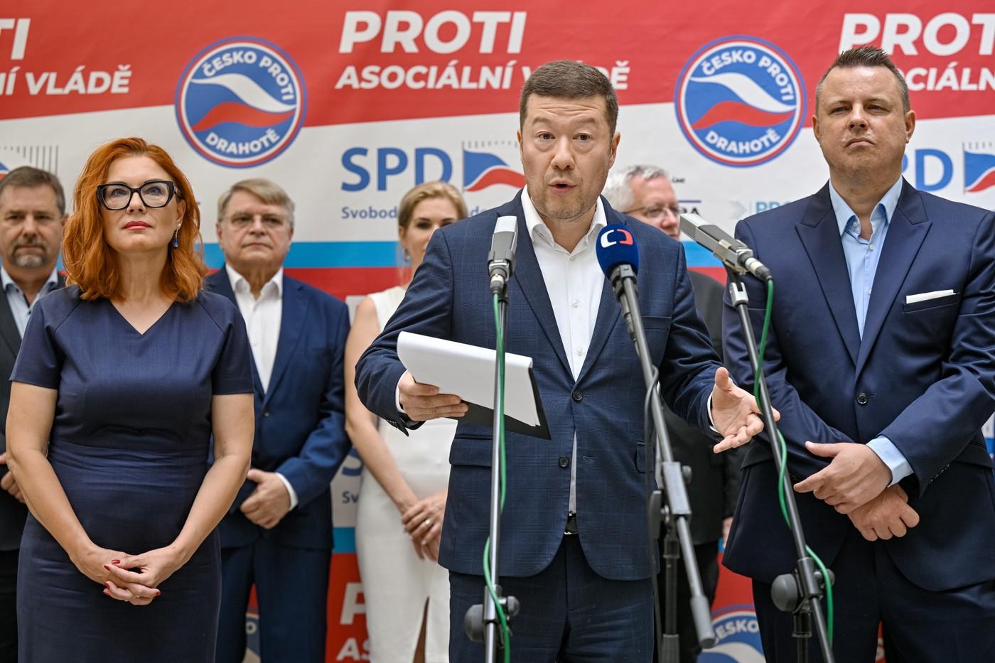 SPD, spolek extrémistů, 2024