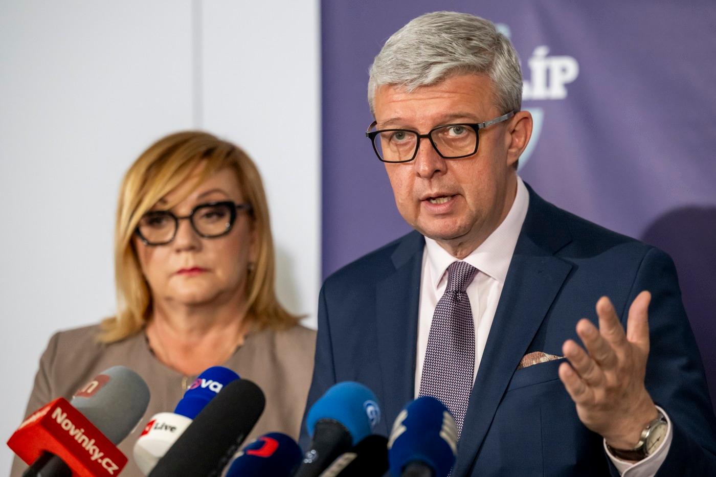 Alena Schillerová a Karel Havlíček - vyjednavači ANO