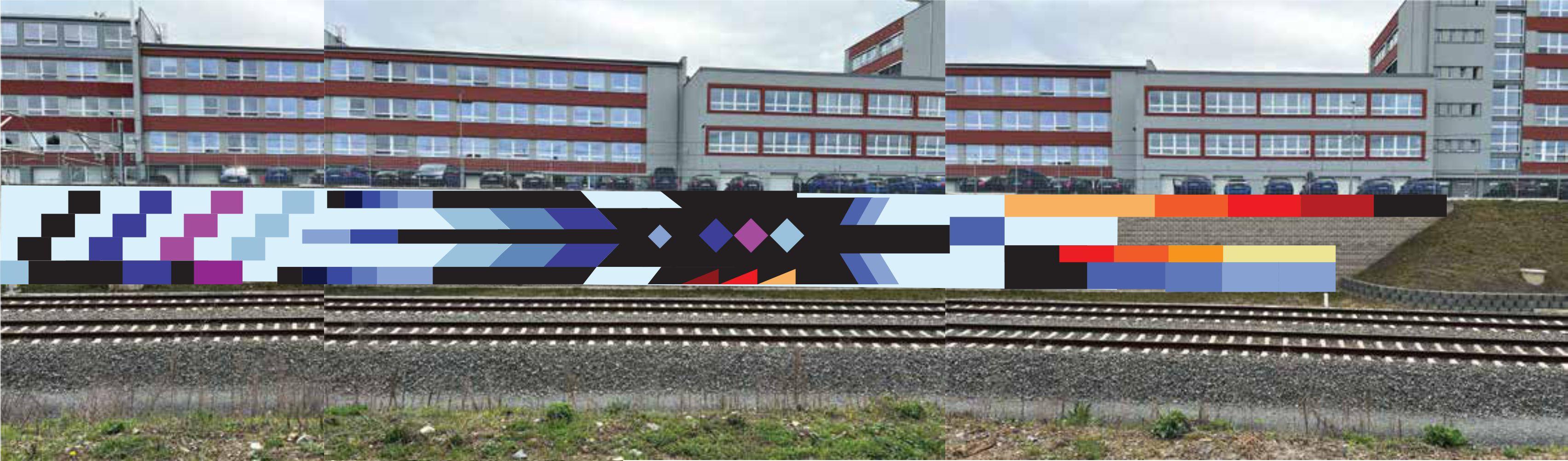 Malba srbského umělce Predraga Radovanoviće zdobí plochu opěrné zdi nádraží Slovany v Plzni v rámci  šestého ročníku festivalu pouličního umění Wallz, během kterého deset světových streetartových umělců oživí svými díly veřejná prostranství v Plzni.