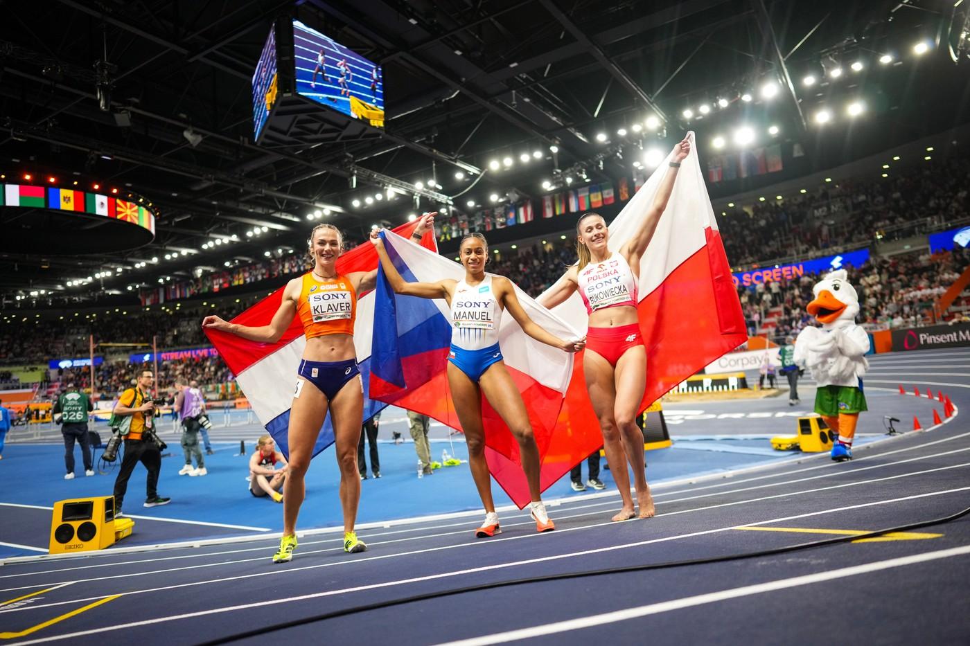 Lurdes Gloria Manuel z Česka, Lieke Klaver z Nizozemska a Natalia Bukowiecka z Polska