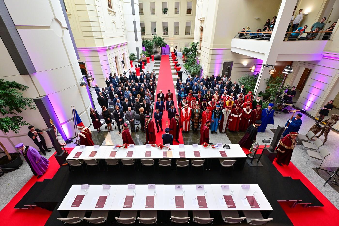 Slavnostní zahájení akademického roku 2025/2026 vysokých škol ČR, 2. října 2025, Vysoké učení technické v Brně (VUT), Brno. Slavnostní zahájení akademického roku 2025/2026 vysokých škol ČR, 2. října 2025, Vysoké učení technické v Brně (VUT), Brno.