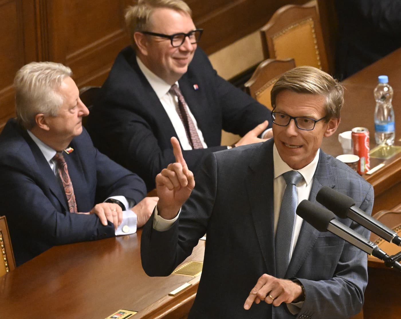 Předseda ODS Martin Kupka hovoří na schůzi Sněmovny Předseda ODS Martin Kupka hovoří na schůzi Sněmovny