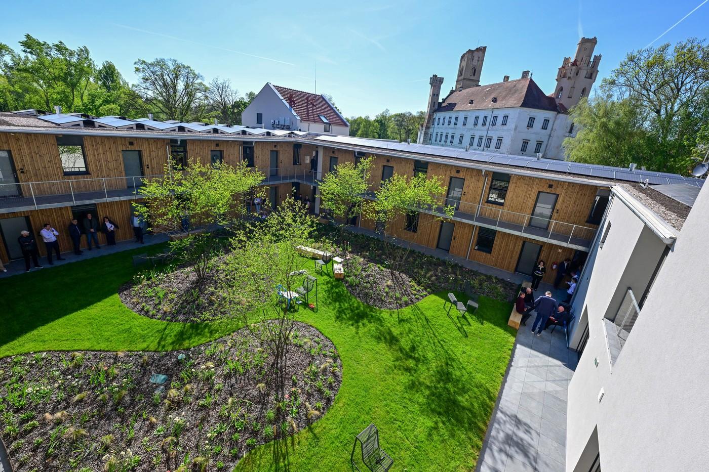 Bytový komplex Vránův mlýn, který vyrostl na místě bývalého lichtenštejnského mlýna ze 16. století.