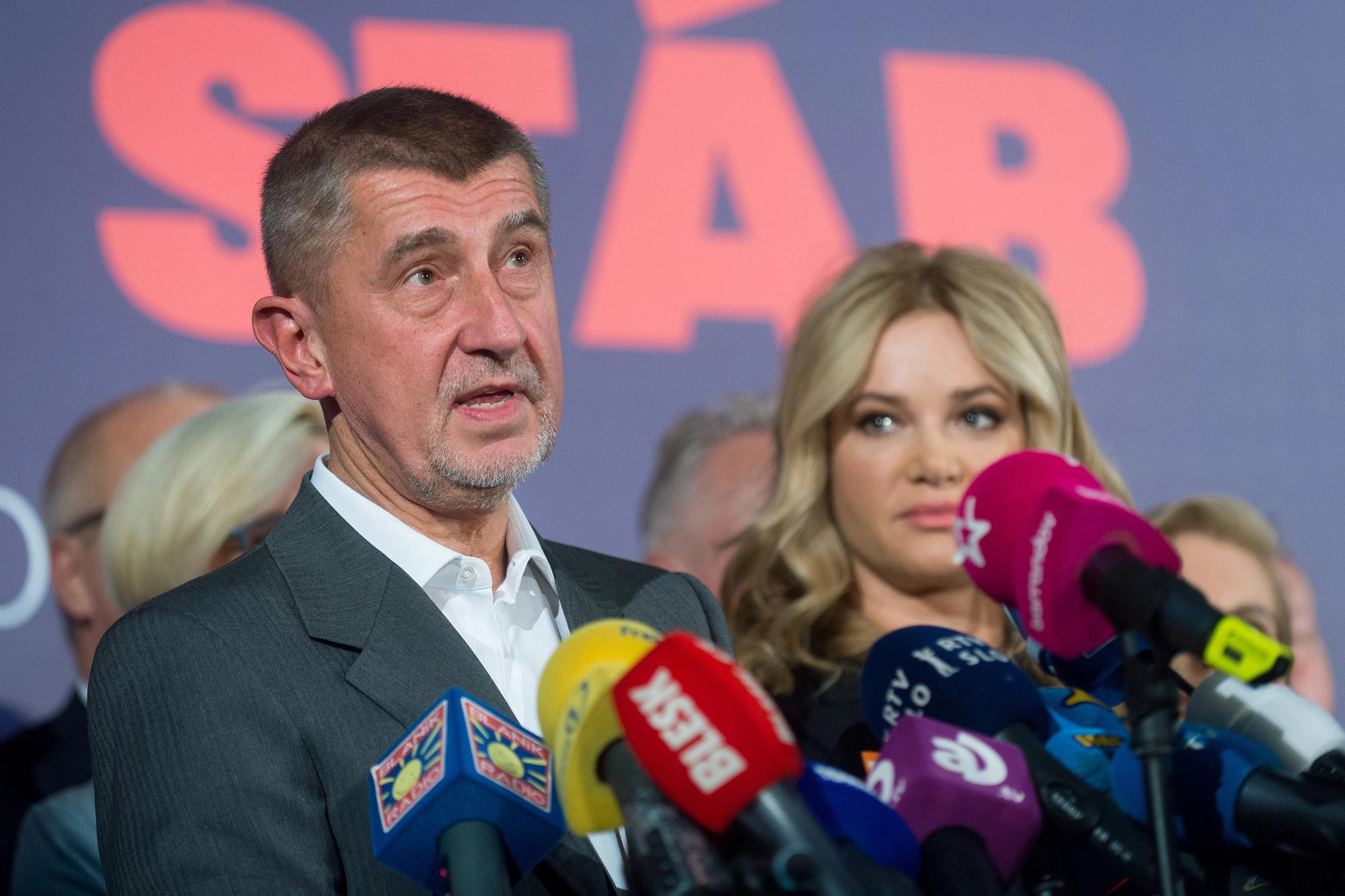 Andrej Babiš s manželkou Andrej Babiš s manželkou
