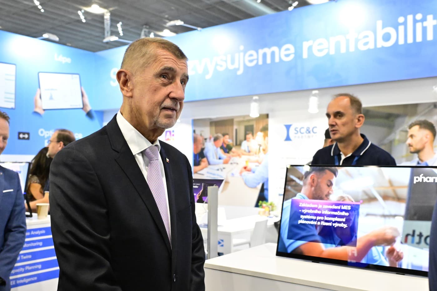 Premiér Andrej Babiš při zahájení strojírenského veletrhu v Brně Premiér Andrej Babiš při zahájení strojírenského veletrhu v Brně