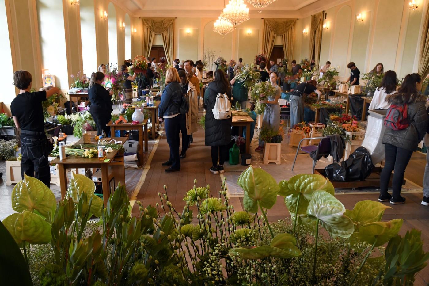 V knihovním sále děčínského zámku začal 55. ročník mistrovství floristů ČR