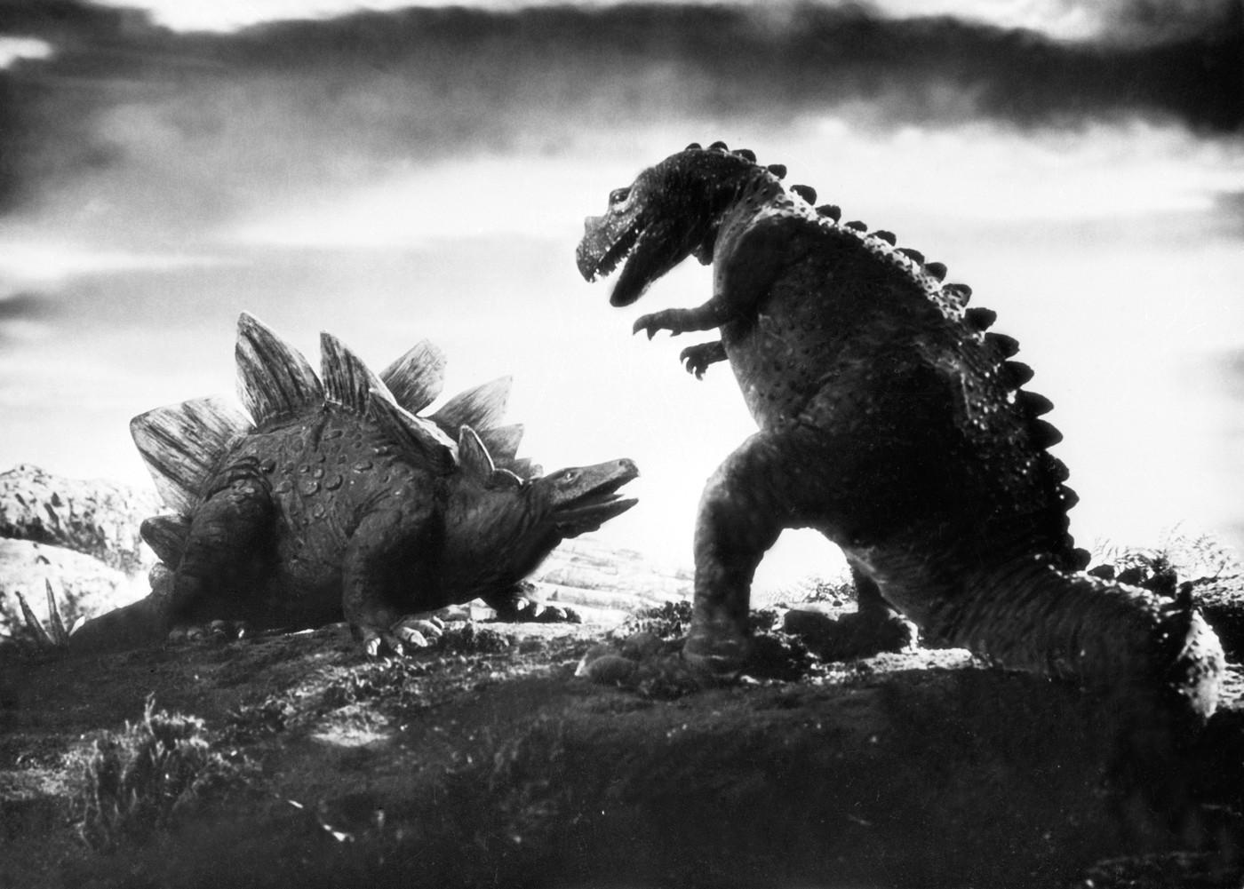 áběr z filmu "Cesta do pravěku " - režie Karel Zeman