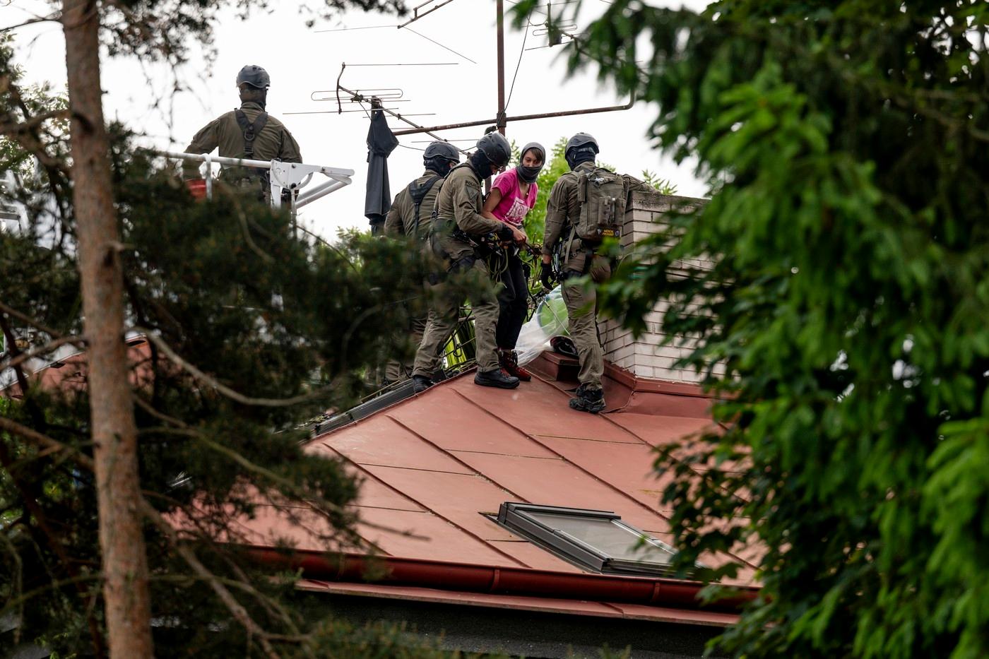 Zásahová jednotka policie v komplikované akci