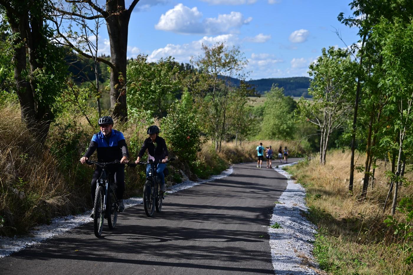 Nově otevřená zrekonstruována a zmodernizována cyklotrasa Vyšší Brod – Reichenthal.