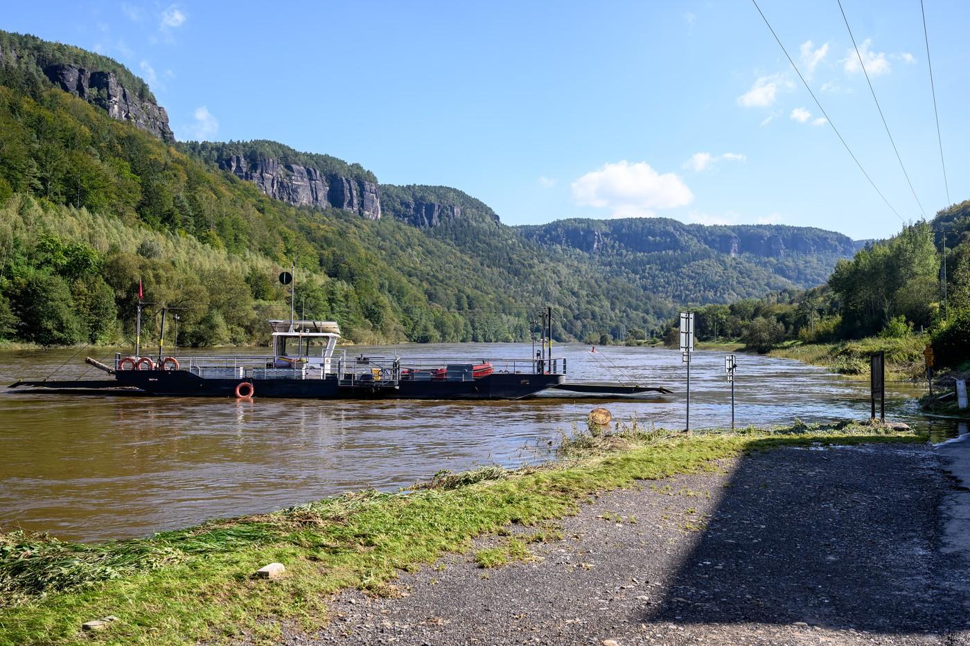 Přívoz v Dolním Žlebu Přívoz v Dolním Žlebu