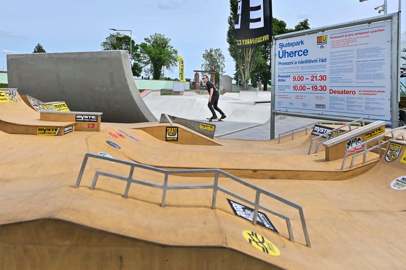 Otevření skateparku ve vesničce Úherce za Plzní.