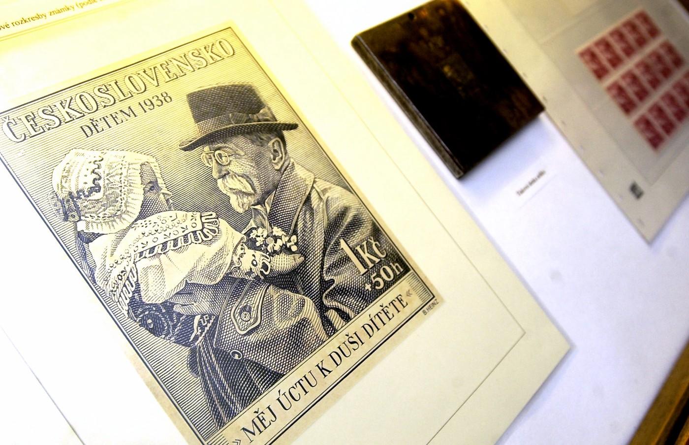 ilustrační foto - Známka s TGM z roku 1938