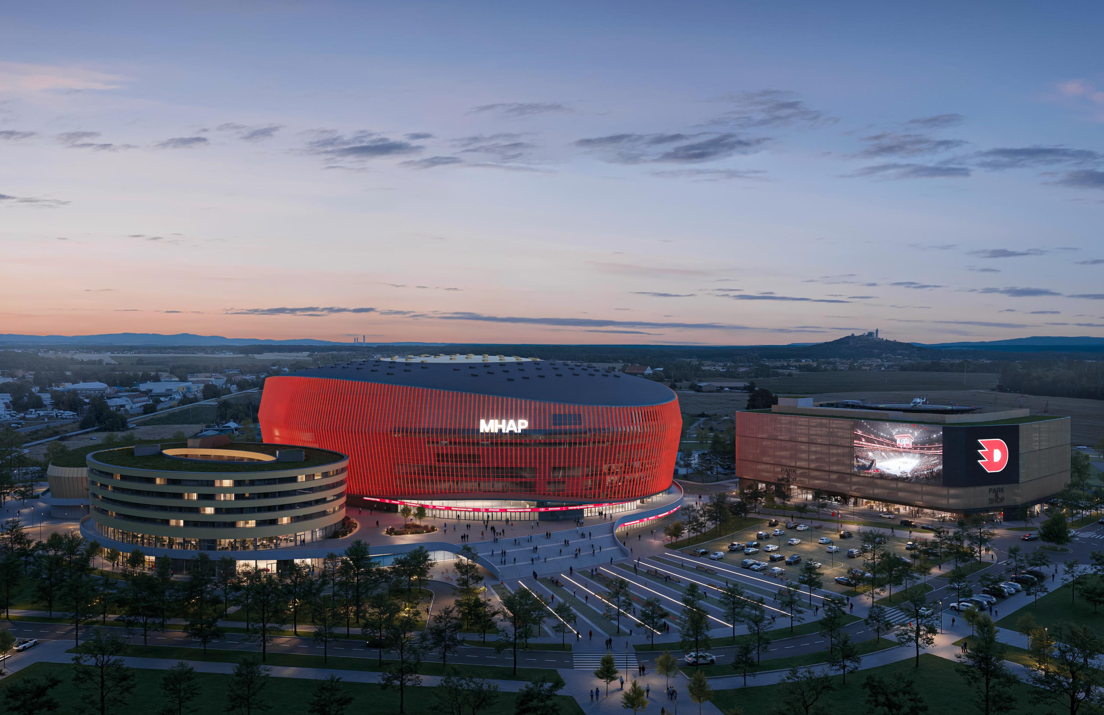 Prezentace aktuálních témat k projektu nové multifunkční hokejové arény v Pardubicích (MHAP). Vystoupí: Petr Dědek, investor projektu, majitel skupiny D+D GROUP (součástí skupiny je MHAP), Patrik Melka, finanční ředitel D+D GROUP a MHAP. 