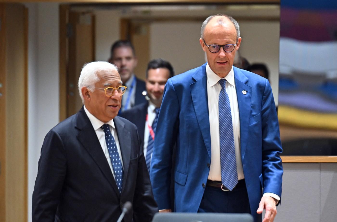 Antonio Costa a Friedrich Merz Antonio Costa a Friedrich Merz