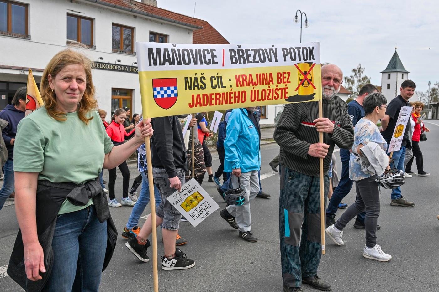 Den proti úložišti, protestní akce proti výstavbě úložiště jaderného odpadu