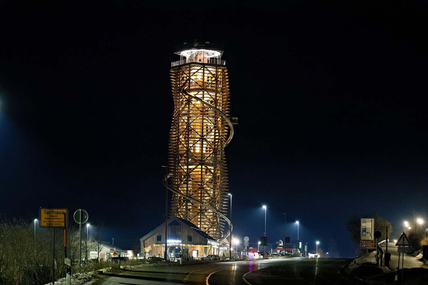 rozhledna Harzturm na snímku ze 17. ledna 2026 rozhledna Harzturm na snímku ze 17. ledna 2026