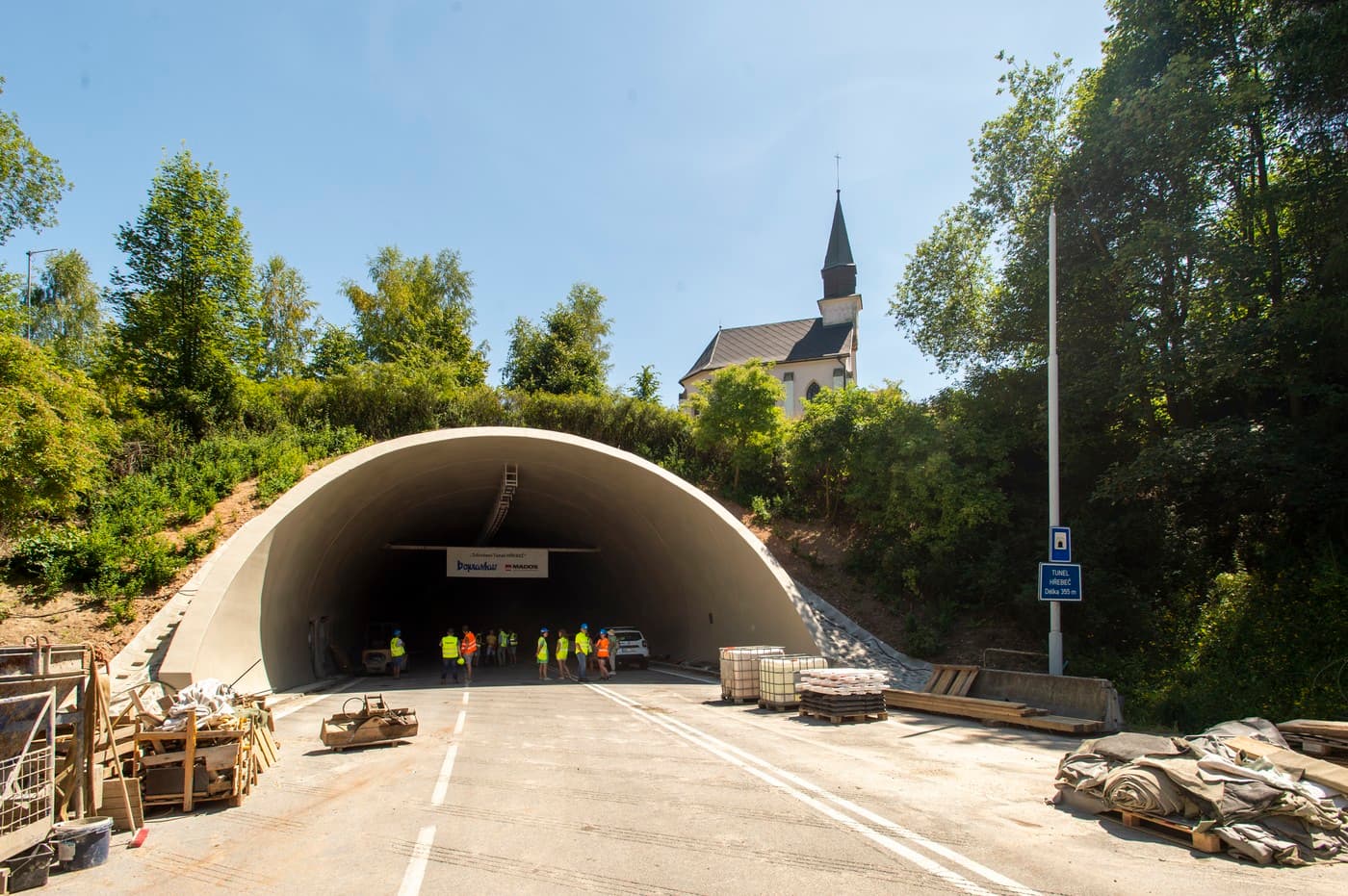 Hřebečský tunel u Moravské Třebové na Svitavsku Hřebečský tunel u Moravské Třebové na Svitavsku