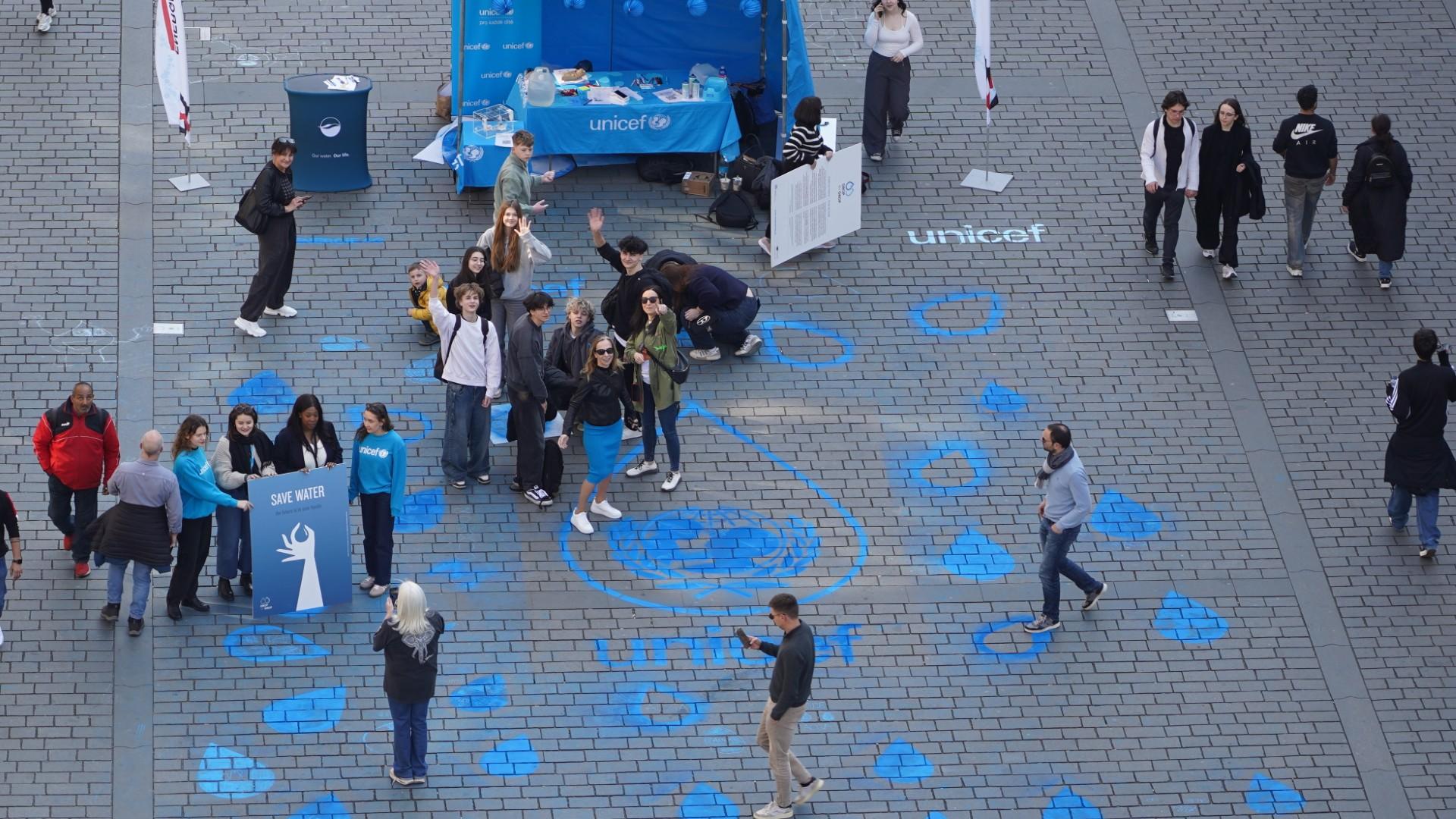 Světový den vody na Václavském náměstí Světový den vody na Václavském náměstí