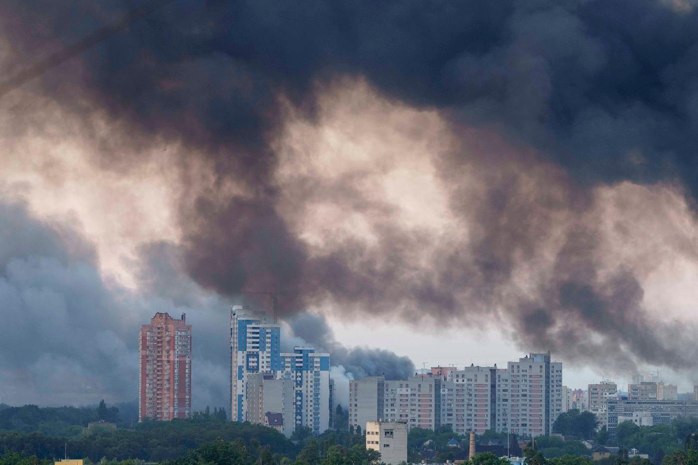 Následky ruských dronových a raketových útoků Následky ruských dronových a raketových útoků