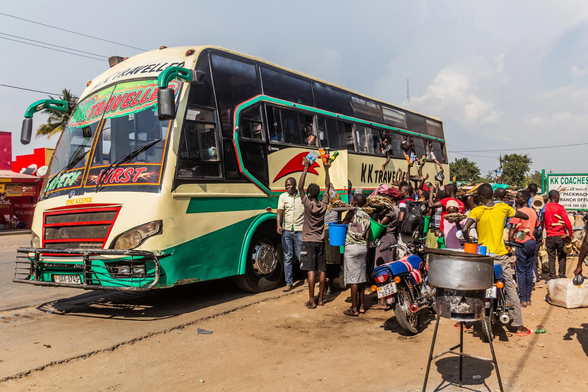 Ugandský autobus - ilustrační foto
