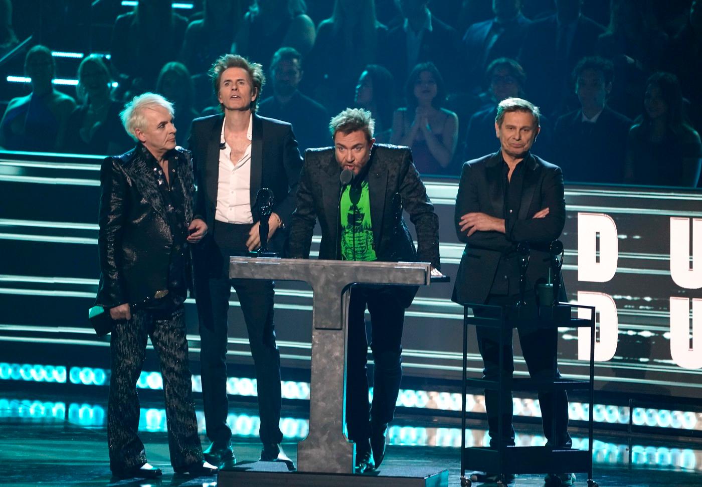 skupina Duran Duran na snímku z 5. listopadu 2022 skupina Duran Duran na snímku z 5. listopadu 2022