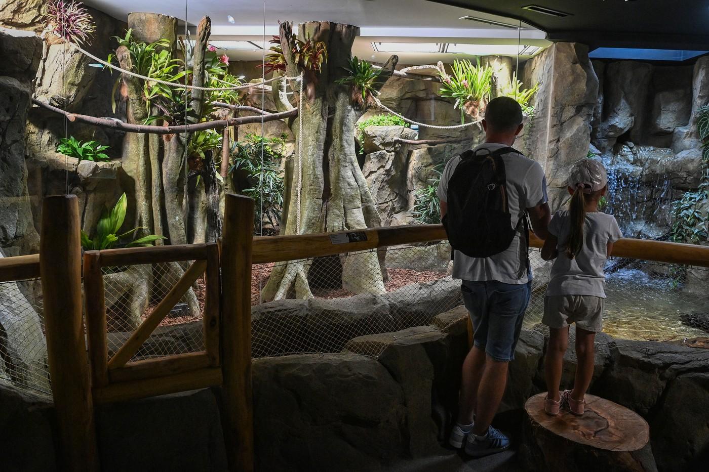 Otevření zrekonstruovaného pavilonu Malá Amazonie.